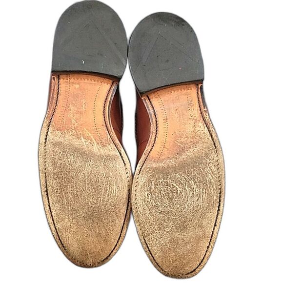 Allen Edmonds Cody Brown leather loafers Men\'s 9C Tassel Kiltie Woven Dress Shoe main image 11